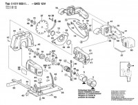 Bosch 0 601 923 020 Gks 12 V Circular Hand Saw 12 V / Eu Spare Parts